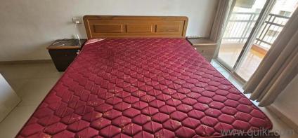 Storage King size bed pure sheesham wood with Matress