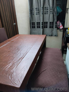 Wooden dining table with 4 chairs for sale