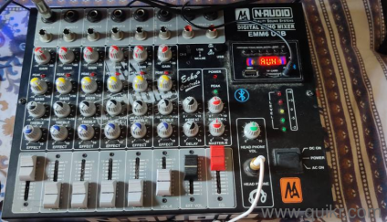 Audio Mixer working condition with inbuilt Bluetooth
