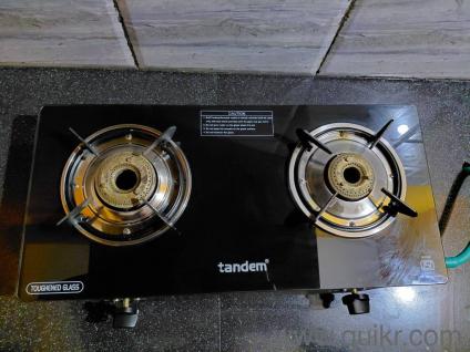Glass Stove 2 Burners With Bill & have-(3 years Warranty) (Brand New Condition) (Tandem)