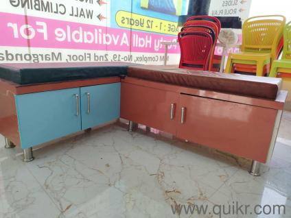 L shape seater with cushion 2 full units