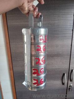 only once used tiffin boxes