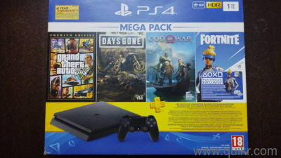 Sony PS4 slim 1TB with Four games. 