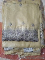 brand new unstitched dress material light golden brown colour of soch brand 