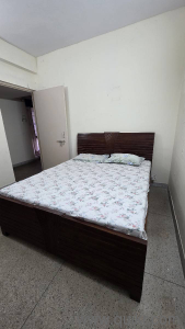 Queen Size Wooden Bed with Storage + Mattress | Excellent Condition