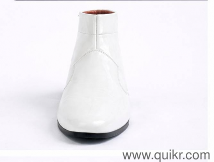 Yuvrato Baxi White Chelsea Boots 
