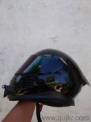 Mt thunder 3 helmet with smokey black visor and blue night vision viso