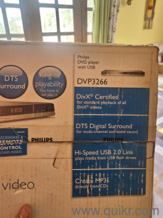 Philips DVD player with USB DVP3266 and Airtel Dongle 4G for sale