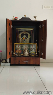 Wooden pooja room" for home is now for sale