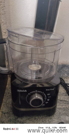 Electric food processor makes cooking faster and easier
