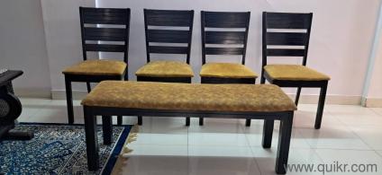 Dining chairs set of 4 with a matching settee