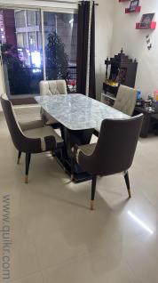 4 seater with Marble top Dining Table