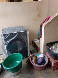 new washing machine one week back tesukunam but ma house lo proper ga set avala 