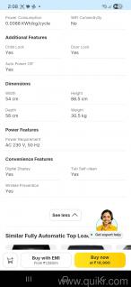 LG 7kg 5 star Smart inverter Technology washing machine (1 Yr old still in warranty)
