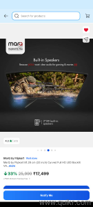 marq 32 inch curved monitor gaming 
