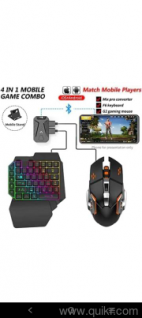 Gaming Combo Almost New RGB Keyboard Mouse Headphone