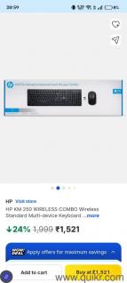 Hp keyboard mouse combo 