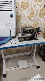 Zig zag machine with machine embroidery 