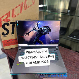WhatsApp Me 74519.71451 ASUS ROG Strix G16 (2025), AMD Ryzen 9 8940HX, RTX 5050-8GB, 16GB RAM, 1TB