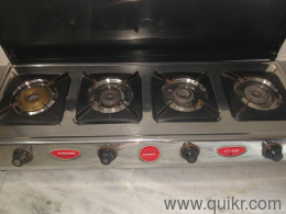 Sunshine, 4 burner gas stove with cover