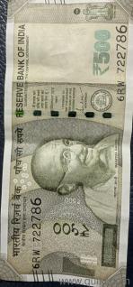 500 INR Ending with 786