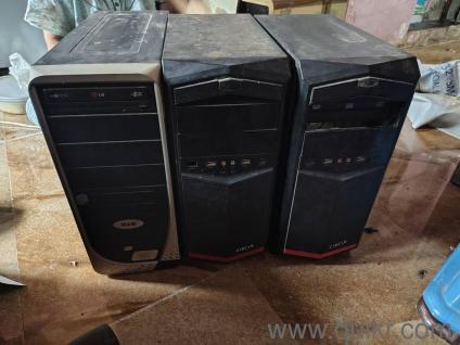 im Sailing my old 1 CPU and 2 cabinet with SMPS and Hardik ram keyboard mouse ect