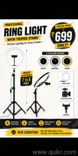 professional ring light and tripod stand 
