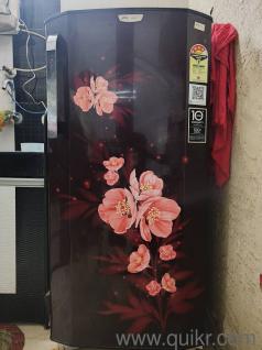 Almost New Godrej Edge Neo Refrigerator 180L - Floral Maroon