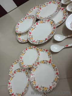 Brand New 28 pieces dinner set. I got it as a gift but never used it. MRP is 1500.