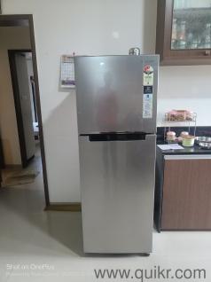 Samsung double door fridge Silver gray color with inverter 243 ltr