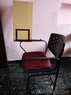 Bulk: 30 Student/Training Chairs with Fold-up Writing Pad  Good Condition