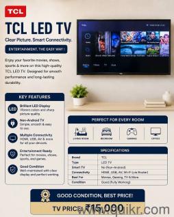 we connected with PS4 and it works like smart tv youtube netflix others