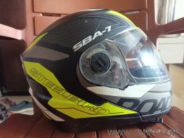 Steelbird Air SBA-7 ISS ROAD MATT BLACK NEON 