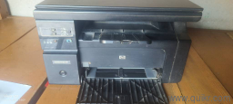 HP laserjet M1136MFP printer with 3 new paper pickup roller and data cable power cable 