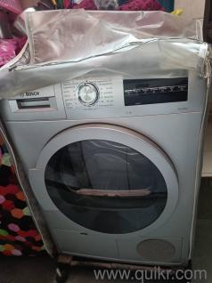 Bosch 9 kg Front Load Fully-Automatic Heat Pump Tumble Dryer, 100% Drying, 5 Drying Options,Cast Iron Grey