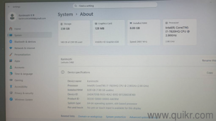 Dell Latitude 5480  Core i7 | 8GB RAM | 256GB SSD | Windows 11 Pro
