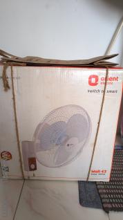 Brand new unused wall mounted fans 400 mm 3 nos.
