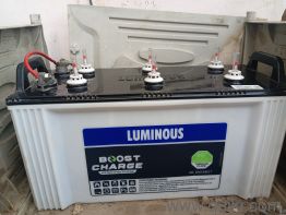 1year old luminous boost charge 150 ah battery available for sale .