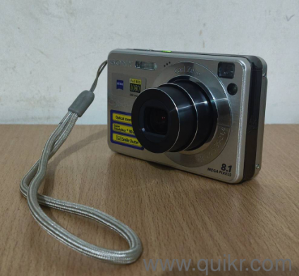  Vintage Y2K Sony Cyber-Shot DSC-W130! 8.1MP Carl Zeiss lens, Full HD, 4x Zoom. Complete kit: charger, bag. Grab now!
