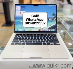 Call/Whatsapp 8814O29532  Apple Macbook Air M2 Chip (16GB/512GB SSD) With Bill Box Charger & Apple Warranty