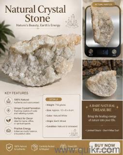 Natural Crystal stone 