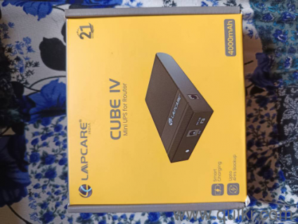 Lapcare Cube IV Router Mini UPS (12V/4A, Brand New - May 2026)