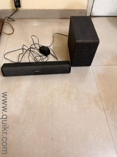 Mivi Fort Q48 Soundbar with subwoofer, 48 Watts, 2.1 Channel with 2 in-Build Full-Range Speakers and an External subwoofer, Multiple Input Modes, Made in India soundbar for TV