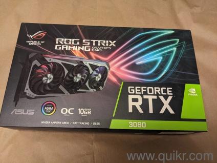 ASUS ROG Strix GeForce RTX 3080 OC 10GB GDDR6X Graphics Card WhatsApp 7641 924 560