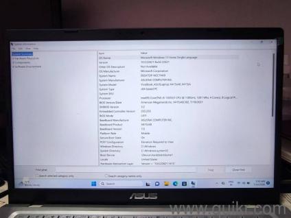 CAll- 89-25887924 , Laptop Model: ASUS VivoBook X415JA ,Processor: Intel Core i5-1035G1 (10th Gen)