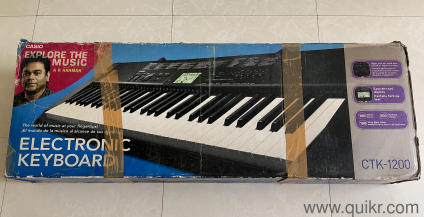 Casio CTK-1200 61-Key Keyboard (Mint Condition with Box & Adapter)