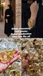 FINAL STOCK CLEARANCE  DIRECT FROM DUBAI  Last 96 Turkish Arabian Anti-Tarnish Bangles Left!Was 300 PP