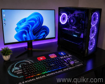 Gaming PC Ryzen 5 5500 RX 7600 16GB RAM 120Hz Monitor 