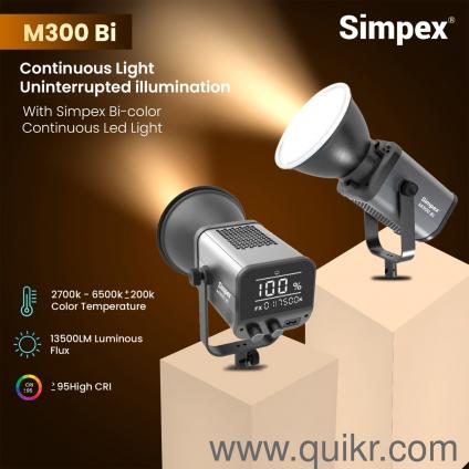 Brand New Simpex Full Combo Deal (2 Lights + 2 Softboxes + 2 Stands)