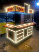 Chinese food cart in really good condition with two burner,a tandoor, 